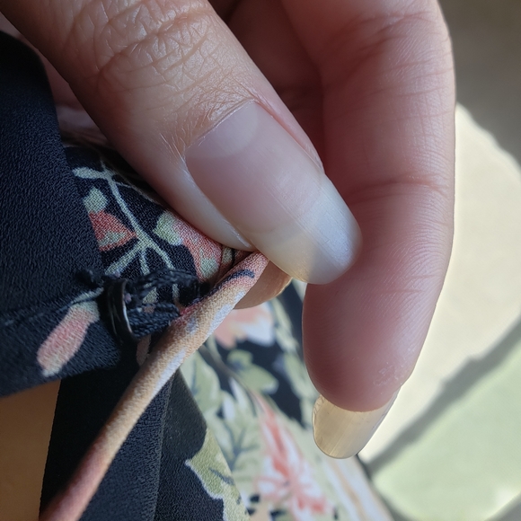 Black Floral Romper - Picture 4 of 4